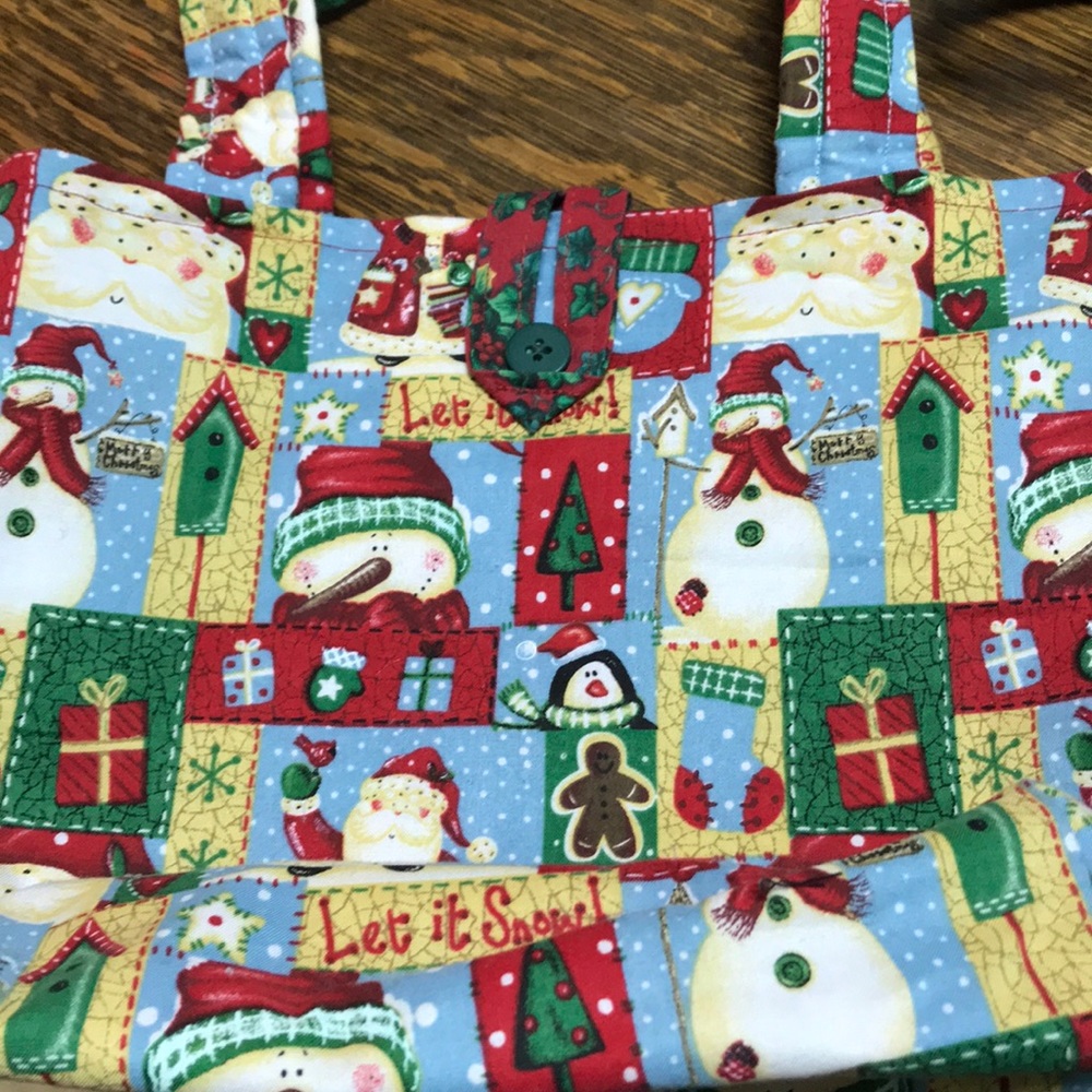 Handmade Christmas bag